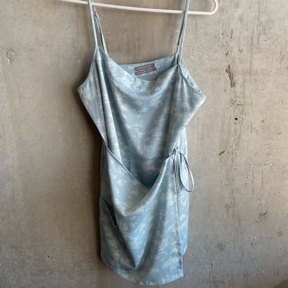 Urban outfitters blue wrap dress